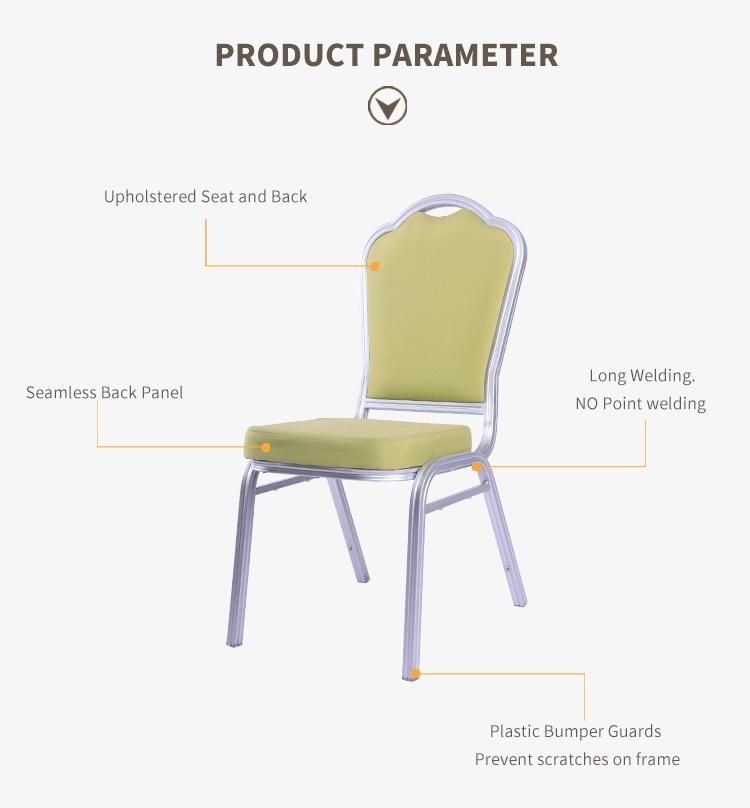 Banquet Wedding Event Furniture Steel Stacking Hotel Chair