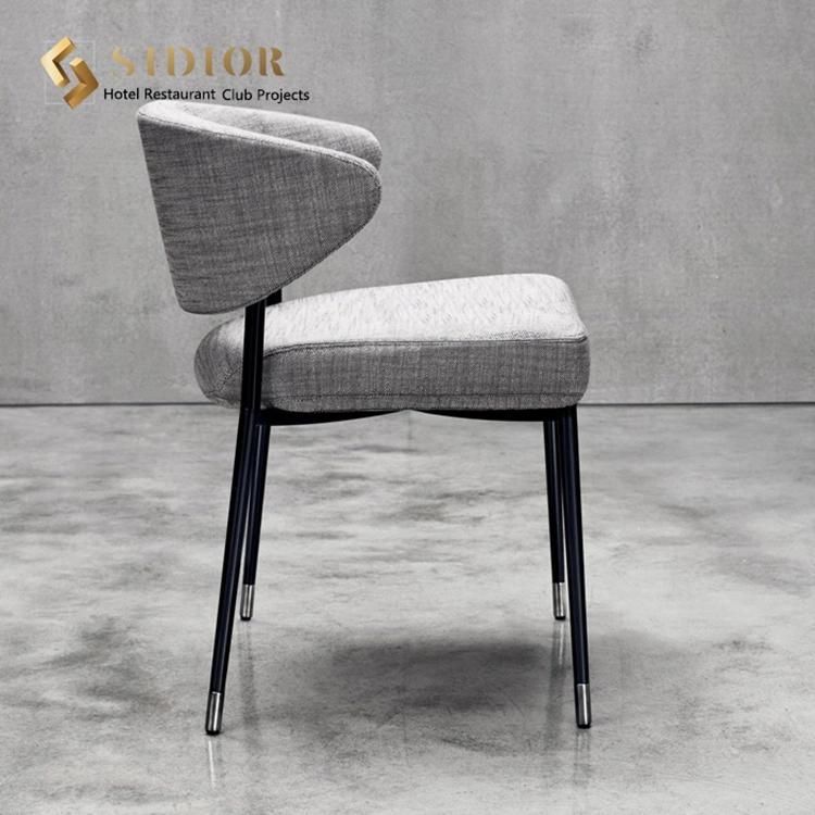 Wholesale Restaurant/Bar/Cafe PU or Fabric Padded Seat Wooden Dining Chair