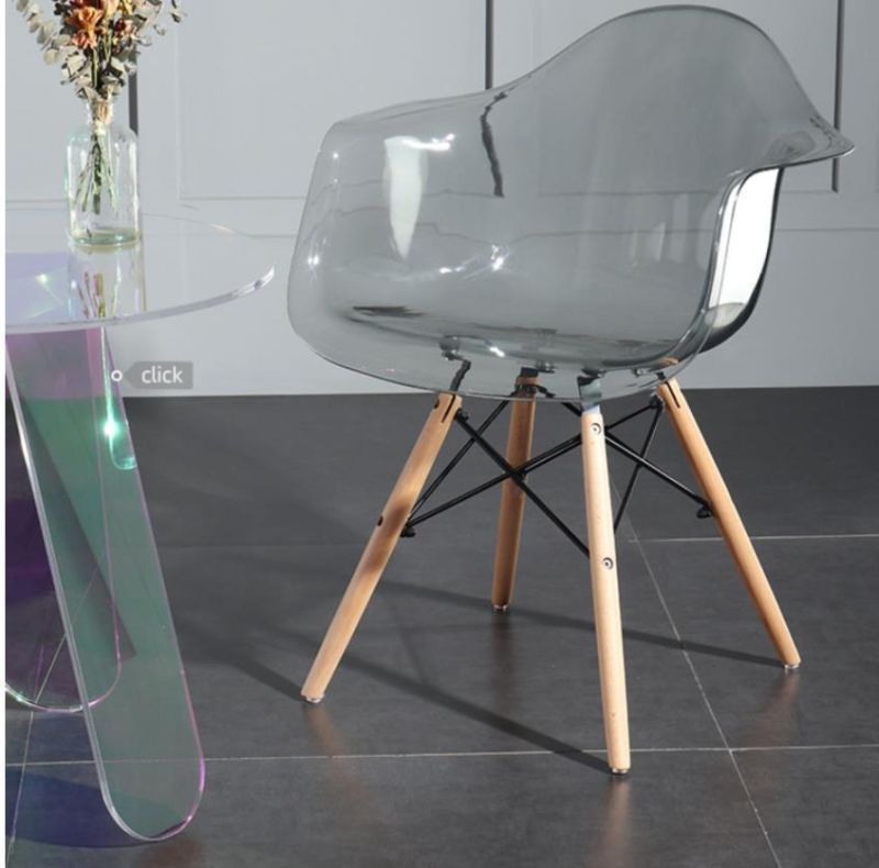 Free Sample Wholesale Modern Design Low Price Eam Dinning Room Furniture Comfortable PP Plastic Dining Chair