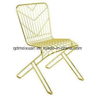 Contracted Wire Manufacturers Selling Custom Chair Gilded Chair Outdoor Chair (M-X3697)