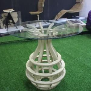 The Latest Design Fashion Series Stylish Wooden Office Table with Glass Top