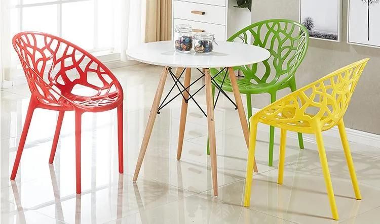 Wholesale Eco Cheap Office Chair Multiple Colors Dinner Garden Leisure Dining Plastic Chairs