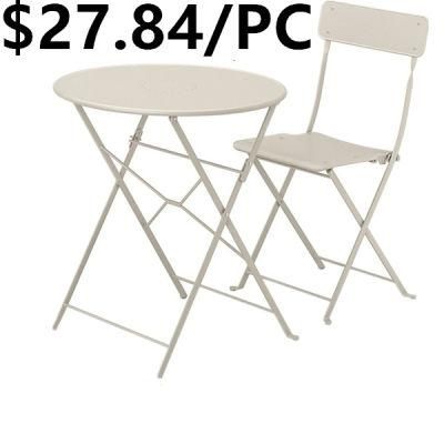 Modern Style Metal Frame Furniture Cheap Outdoor Folding Plastic Table