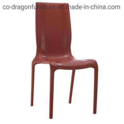 Modern Wholesale High Back Plastic Dining Chair for Dining Furniture