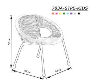 703A-Stpe High Quality Latest Outdoor Bistro Rattan Chair