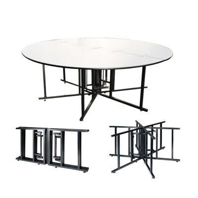 Banquet Table, Restaurant Hotel Banquet Folding Dining Table for Event