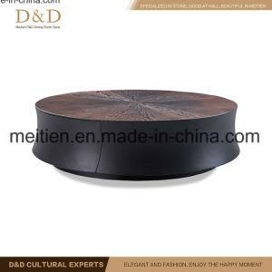 Home Use Red Oak Wood, Wooden Tea Table for Home Furniture