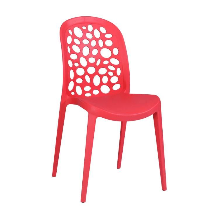 Factory Price Outdoor Chair Hotel Modern Colorful Restaurant Stackable PP Dining Plastic Chairs for Sale