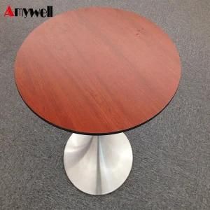 Amywell High Quality HPL Furniture HPL Compact Walnut Dining Room Table
