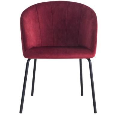 Modern Gold Chair Nordic Velvet Dining Chairs for Dining Room
