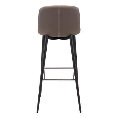 Silla De Bar Metal Black Nordic Breakfast Home Luxury High Bar Stools