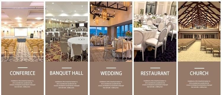 Hotel Event Stackable Aluminum Banquet Wedding Chair