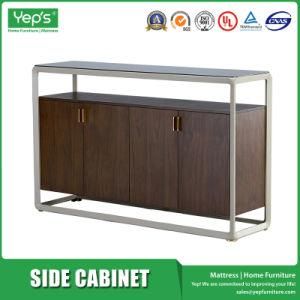 European Modern Style Dining Room Furniture Tempered Glass Sideboard