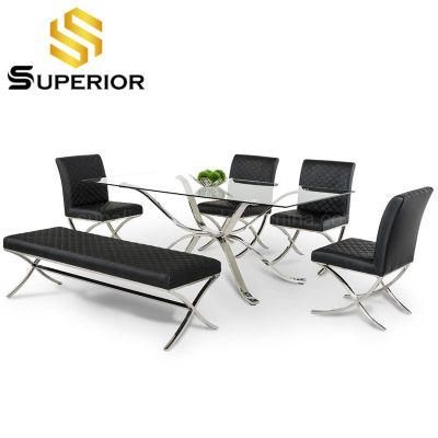 Hot Selling Luxurious and Comfortable Cheaper Dining Table and Chair