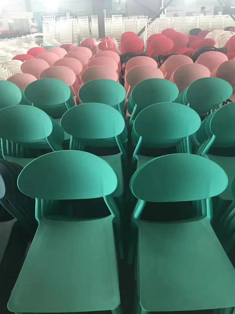 Morden Leisure Design Furniture Colorful Patio/Balcony Full PP Dining Chair Wholesale Price Cheap Stackable Outdoor Plastic Chairs