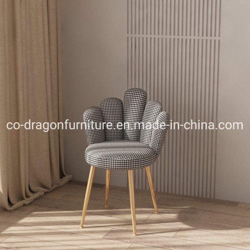 Fashion Wholesale Metal Dressing Chair with Fabric for Dining Furniture