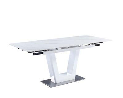 China Shengfang Furniture Marble Dining Room Table with Modern