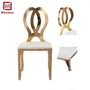 Hot Sale Gold Metal Butterfly Dining Chair for Wedding Party