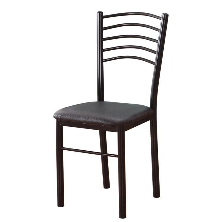 Fashion Design Home Restaurant Hotel Silla Leather Metal Dining Chair