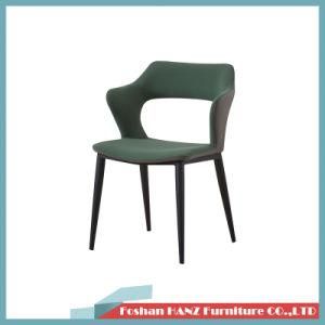Modern Hotel Dining Room Furniture Living Room Iron Frame Fabric Chair