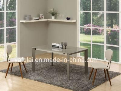 Glass Extendable Dining Table Rectangle Home Furniture Made in China