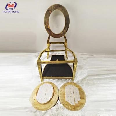Elegant Convenient Removable Cushion Stainless Steel Chair