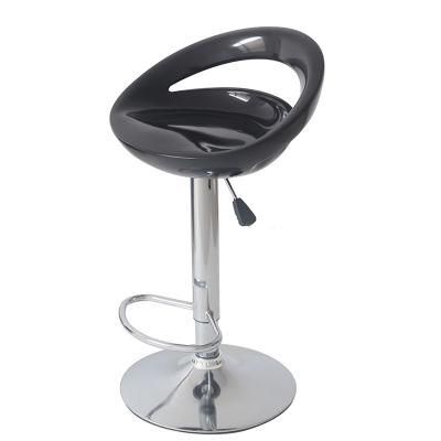 Wholesale Modern PP Plastic Upholstered Cheap Bar Chair Kitchen Adjustable Bar Stool