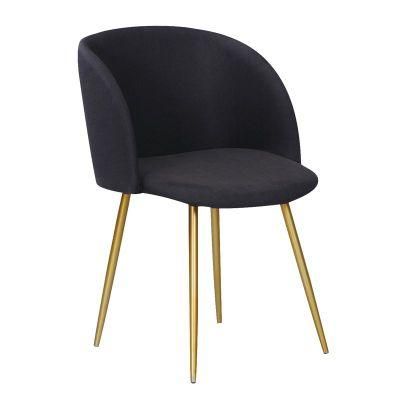 Modern Luxury Restaurant Furniture Fabric Velvet Dining Chair