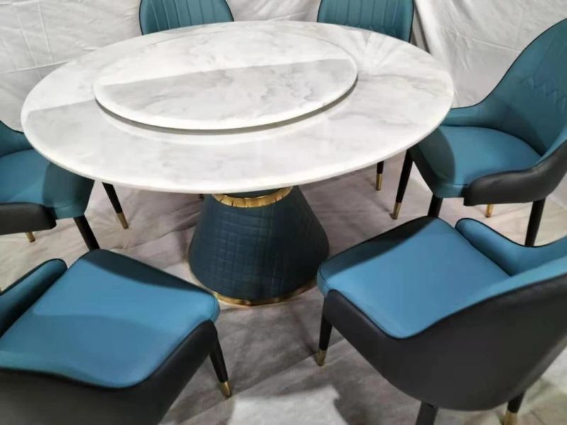 New Light Luxury Round Dining Table Living Room Modern Table