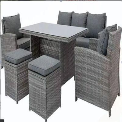 Rattan Dining Table Set Outdoor Furniture Garden Set