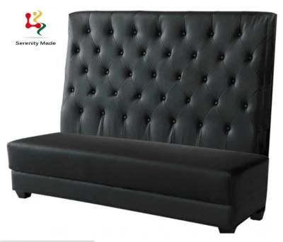 Commercial Use Modern Leather Sofa Hotel Lobby Booth Seating
