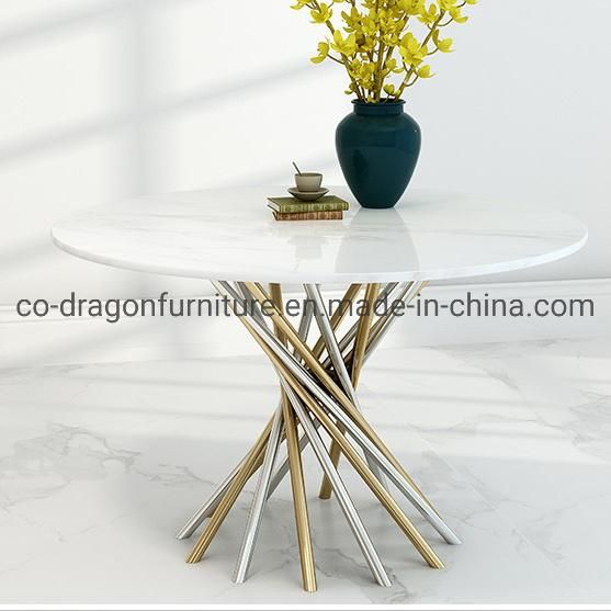 2021 New Design Marble Round Dining Table for Dining Furniture