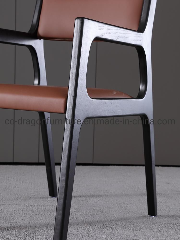 Modern Quality Wooden Dining Chair with Arm for Home Furniture