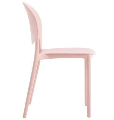 Space Saving Dining Chair Stacking PP Material Homo for Plastic Chairs Seat Stackable Elegant Room Courful Stuffed