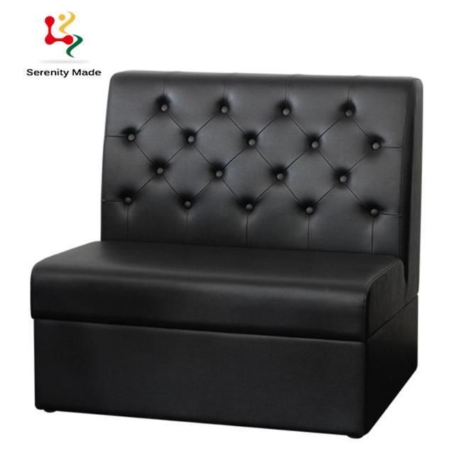 Restaurant Wholesale Furniture Commercial Use Coffee Shop Fast Food Restaurant PU Leather Sofa Booth Seating