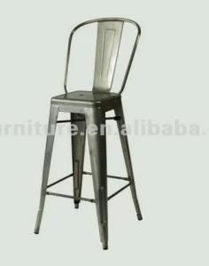 619A-H65-St Industrial Back Bar Chairs