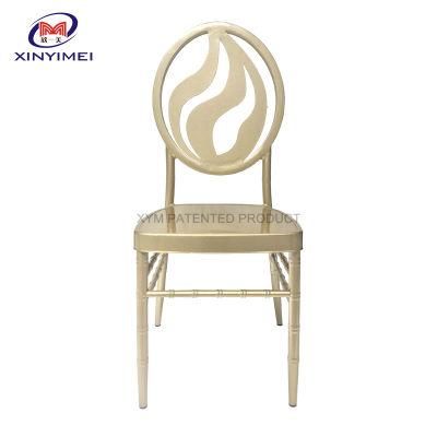 Self-Designed New Style Wedding Hotel Reataurant Furniture Round Back Aluminum Chiavari Chair