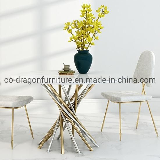 2021 New Design Marble Round Dining Table for Dining Furniture