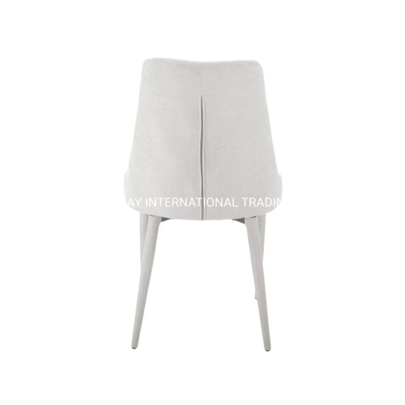 High Quality Dining Room Long Fur Wool Shell Shape Warm Style Beech Wood Dining Chair for Sale