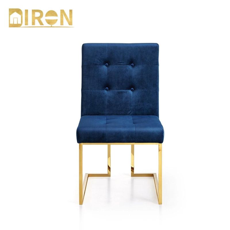 Modern Design Gold Home Dining Furniture Stainless Steel Chair