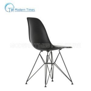 Nordic Style PP Material Seat Metal Leg Dining Room Living Room Chair Outdoor Dining Chair