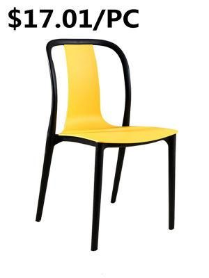 Wholesale Stackable Home Hotel Restaurant Comfortable Dining Silla Plastic Chair
