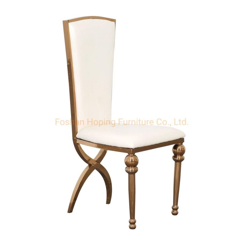 Classy King Throne Chair Modern Outdoor Metal Hotel Restaurant Wedding Banquet Dining Furniture Chair