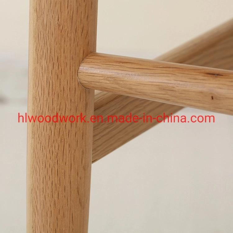 Dining Chair Dining Chair Ash Wood Frame Natural Color Rope Woven Seat Dining Chair Resteraunt Furniture