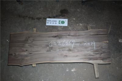 Custom Size Live Edge Walnut Solid Wood Slab for Antique Dining Table
