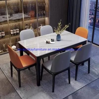 Dining Dining Room Set Modern Luxury Wood Marble Top Home Furniture Dining Room Table and Chair Dining Table Set for Restaurant