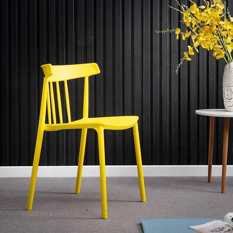 Modern Italian Stackable Plastic PP Designer Exterior Model Dining Restaurant Chairs
