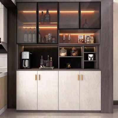 Customized Dining Cabinet High Laquer Acrylic Melamine Finishes