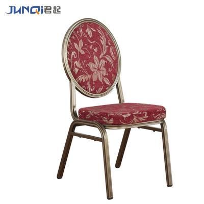 Wholesale Used Aluminum Banquet Chair with White Fabric for Rental