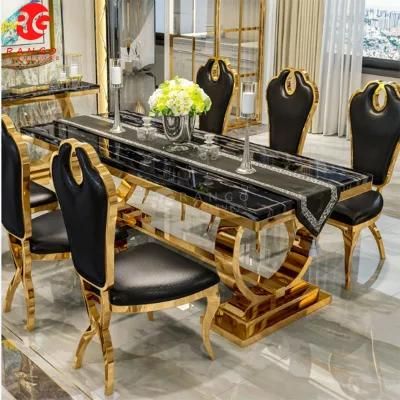180cm Dining Table Chairs for Sale Marble Living Room Table Gold Dining Table Sets Coffee Table